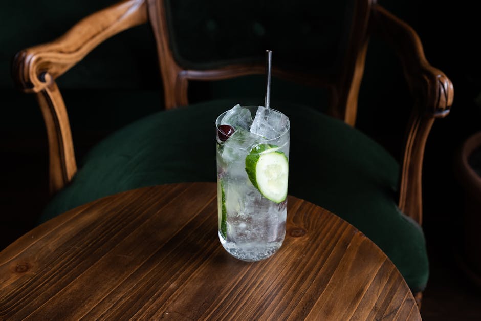 Dandy Lion cocktail med agurk og gin