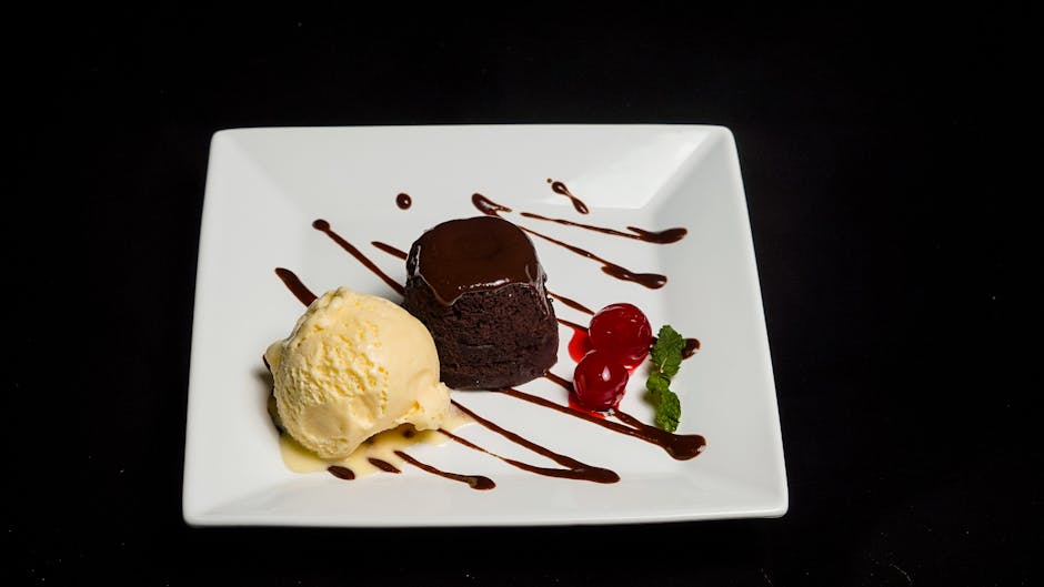 Sjokoladepudding med appelsinkrem
