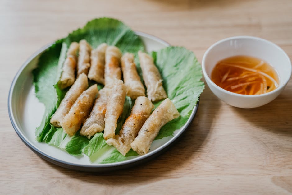 Vietnamesiske wraps med svinekjøtt