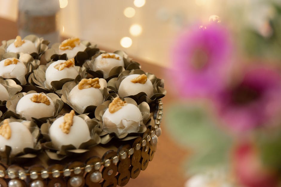 Praliné med sjokolade, lønnesirup og valnøtter