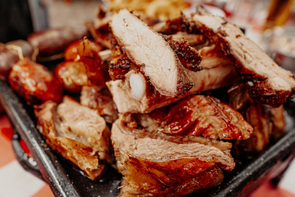 Pernil Asado (Karibisk stekt svinebog)