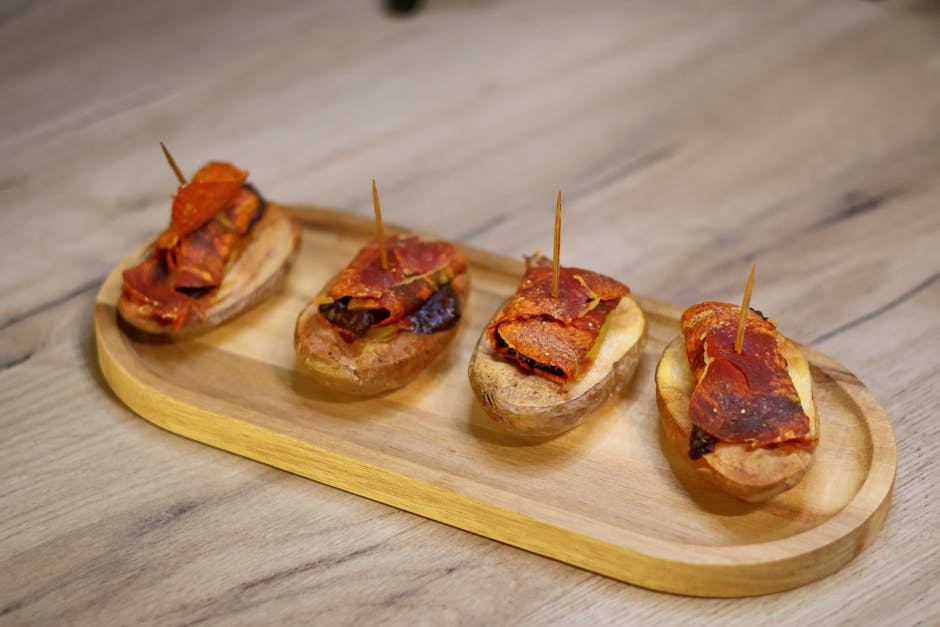 Cheeseburger-potetskall med kjøttdeig og ost