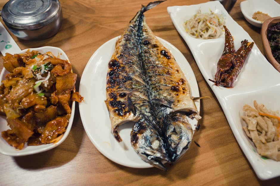 Karamellisert makrell med chili og vårløk