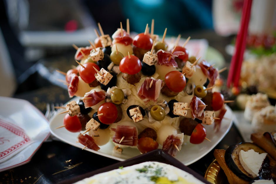 Cherrytomater fylt med spansk oliventapenade