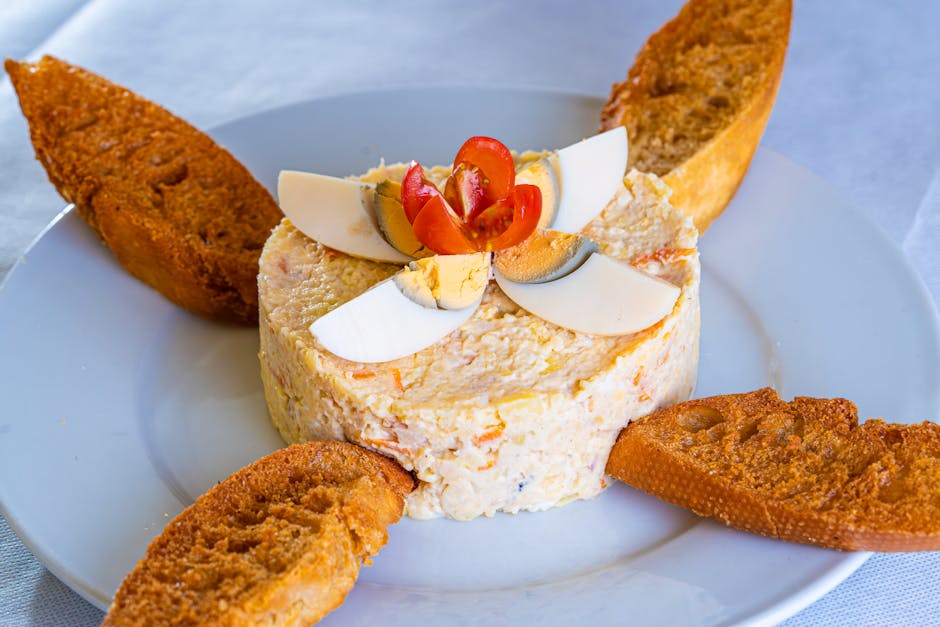 Krepsesalat på sprø briochetoast