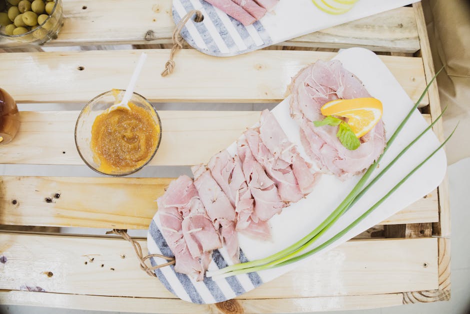 Saftig spiralskinke med appelsin- og honningglasur