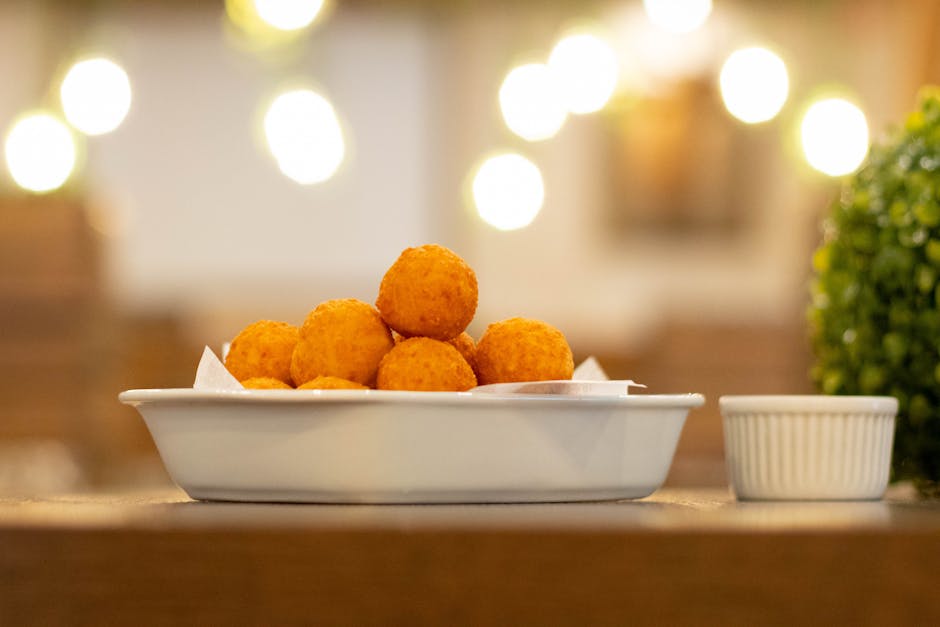 Fritert makaroni og ost (rester)