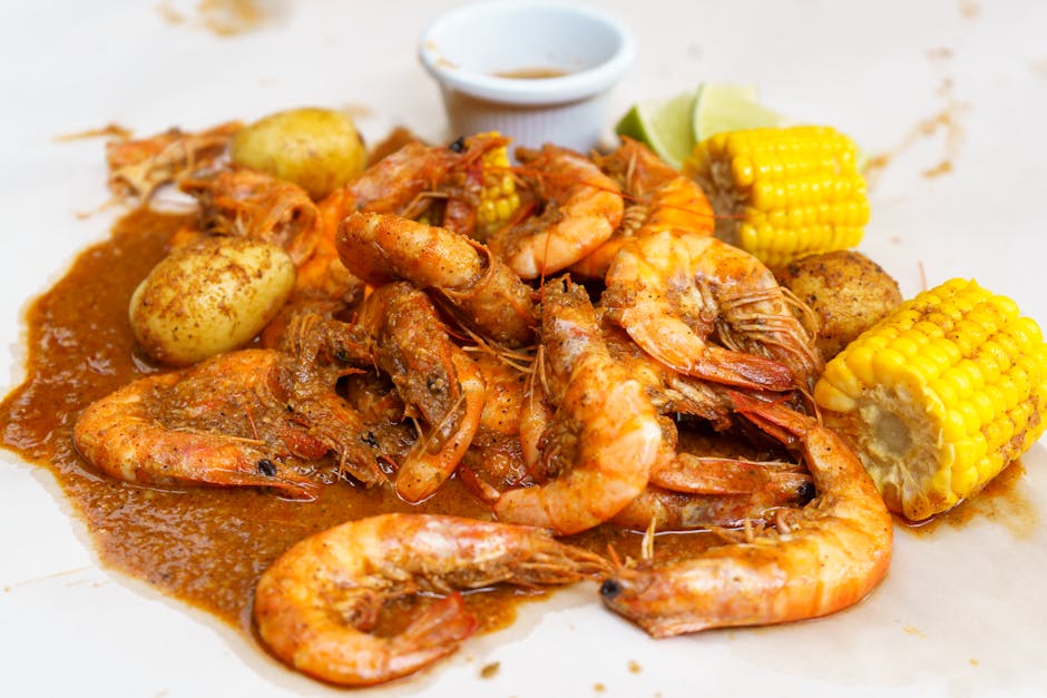 Krydrede tigerreker med øl og cajun