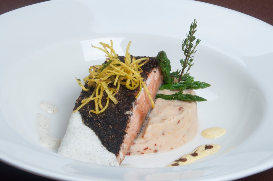 Laks med pepperrot- og urtekrøste