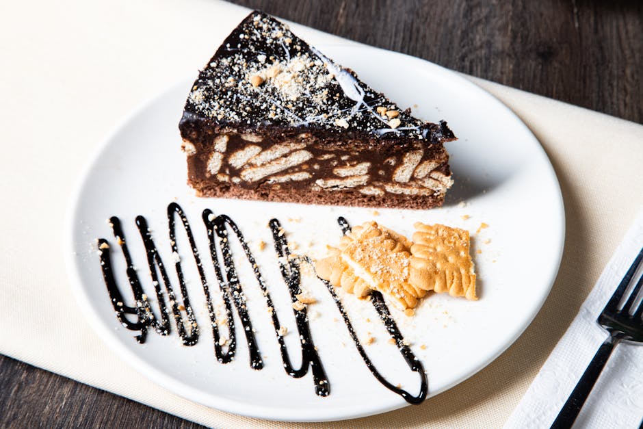 Sjokoladekjeks-iskake med mascarponekrem