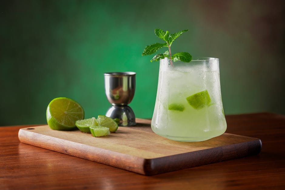 Alkoholfri Margarita med Lime og Mynt