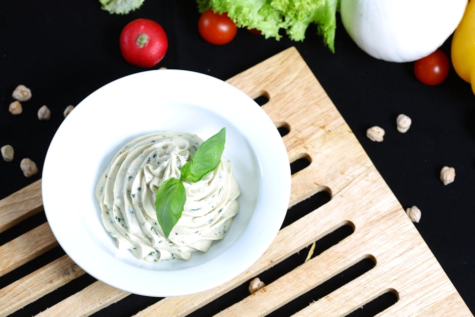 Kremet basilikumsaus