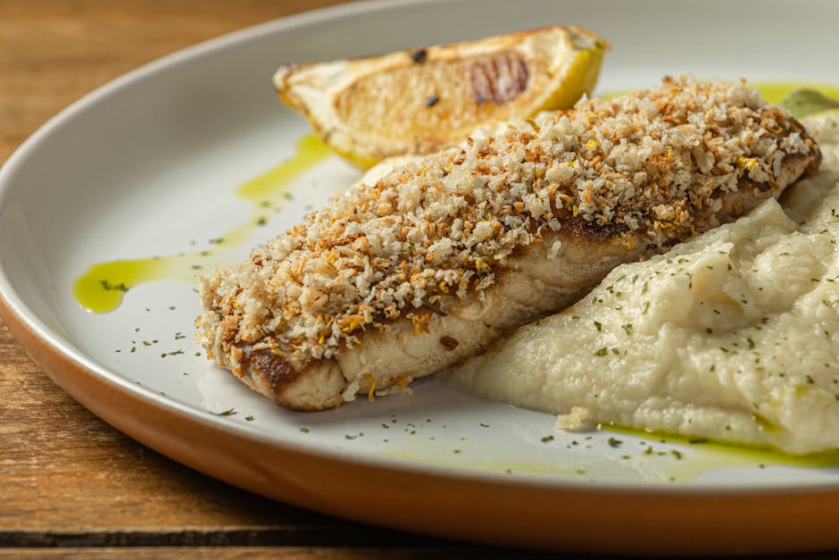 Sous Vide Skolefisk med Salsify-puré og Grønnsaker