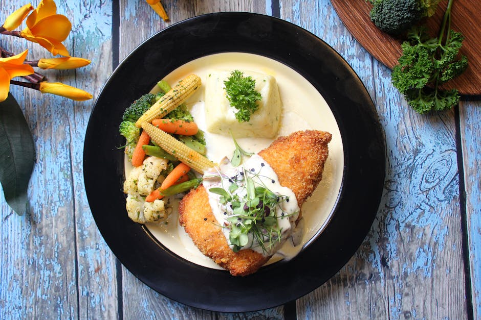 Smørstekt kylling i saus