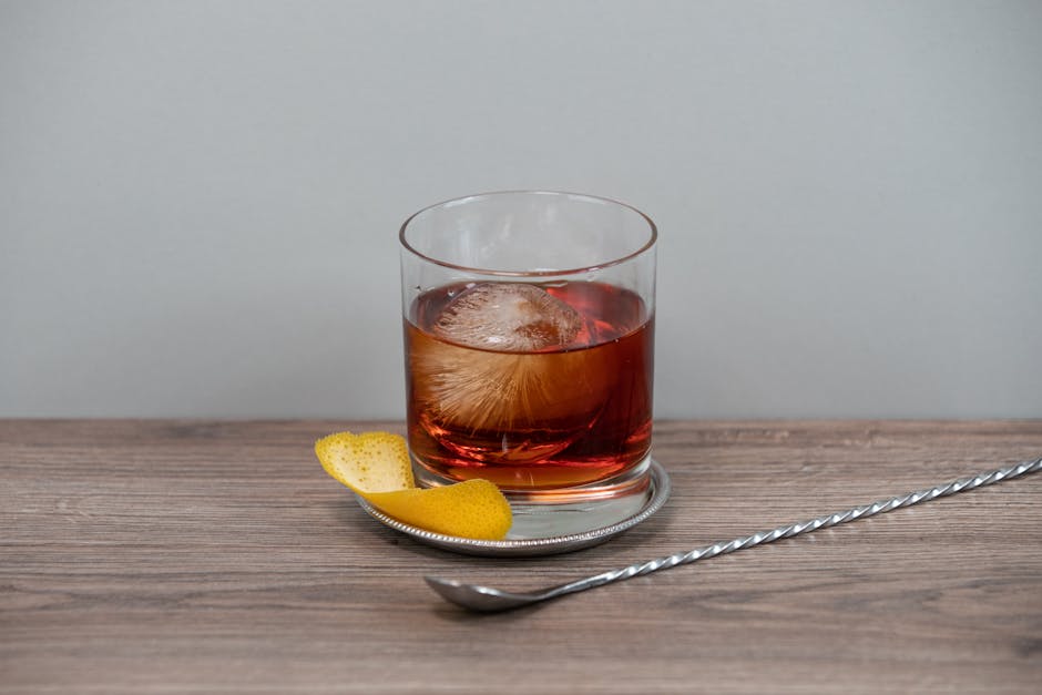 Whisky Snow Cocktail med bjørkesirup
