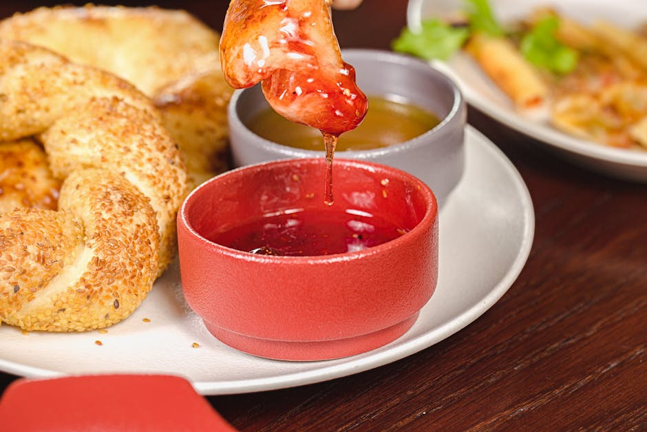 Jezebel-saus med eple og ananas