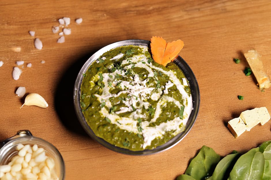 Rosys Palak Paneer med spinat og ost