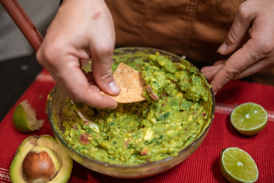 Frisk guacamole-salat