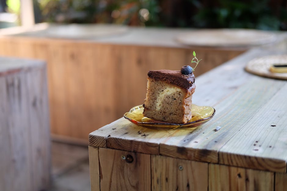 Opp-ned Bananas Foster-kake