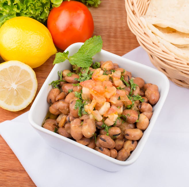 Chili- og limevinaigrette med bønnesalat