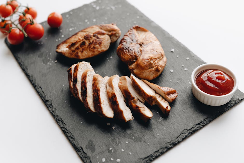 Kyllingbryst fylt med bacon og blåmuggost