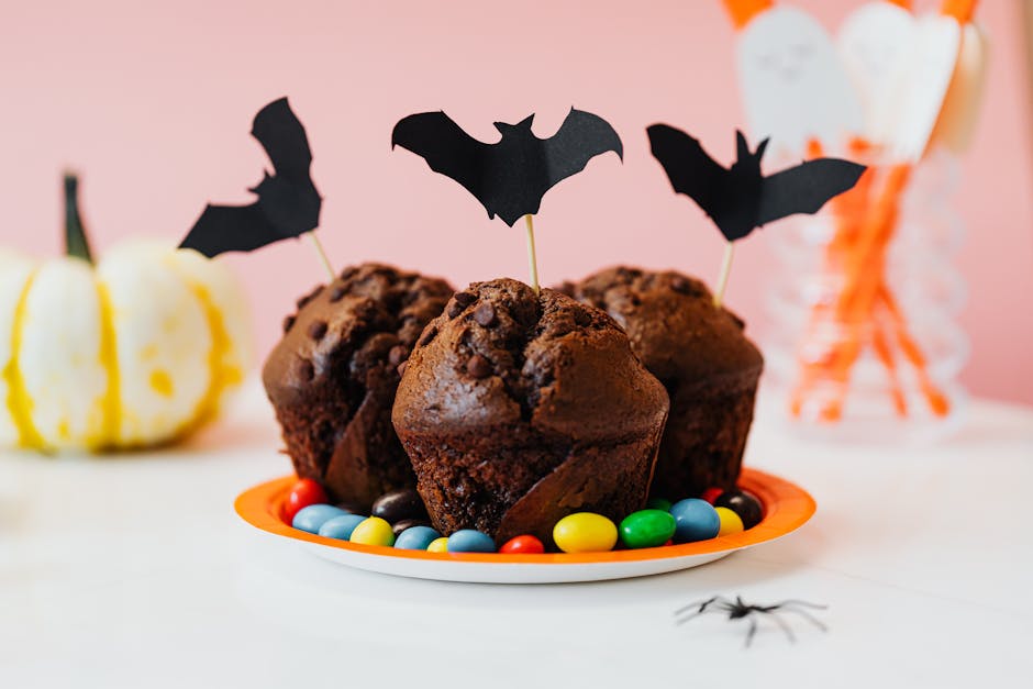 Skumle monstercupcakes til Halloween