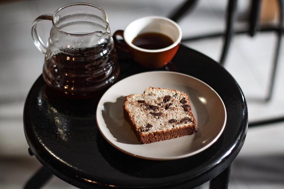 Englematkake med espresso og sjokoladebiter