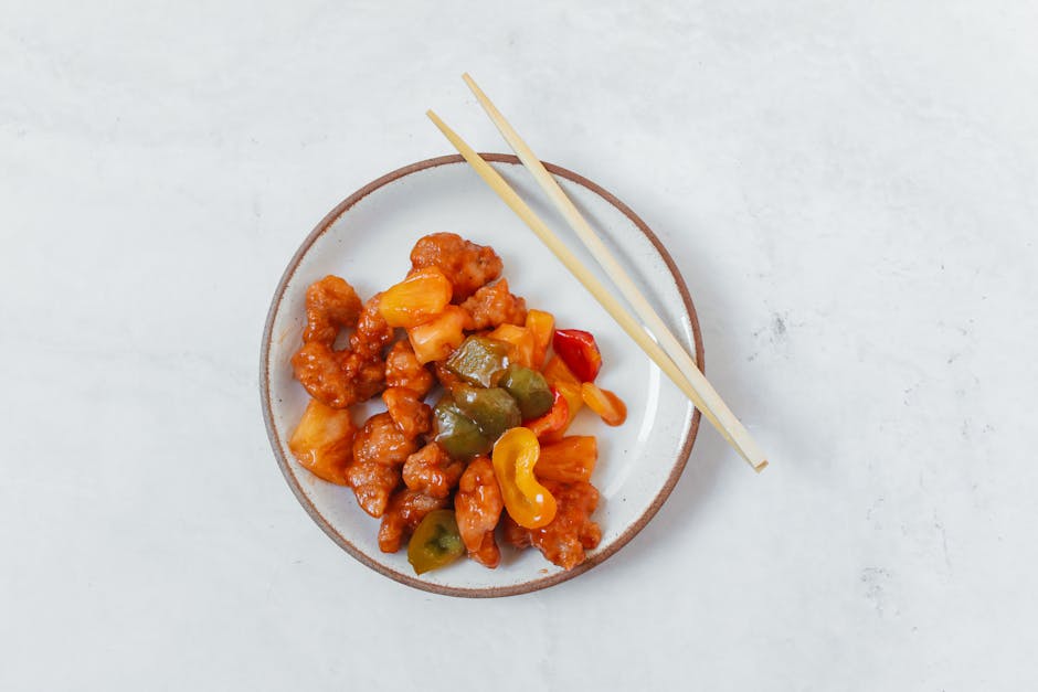 Langsomkokt søt og sur svinekotelett