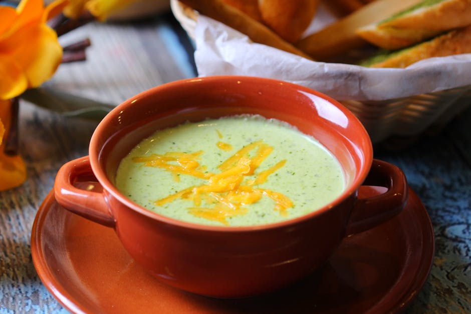 Kremet mais- og cheddarsuppe