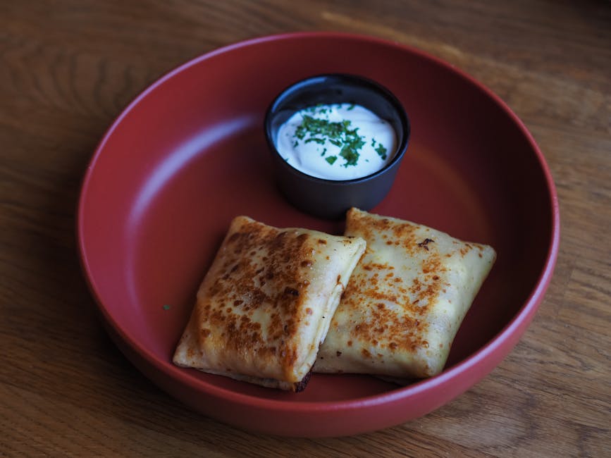 Fylte potetpannekaker (Blintzes)