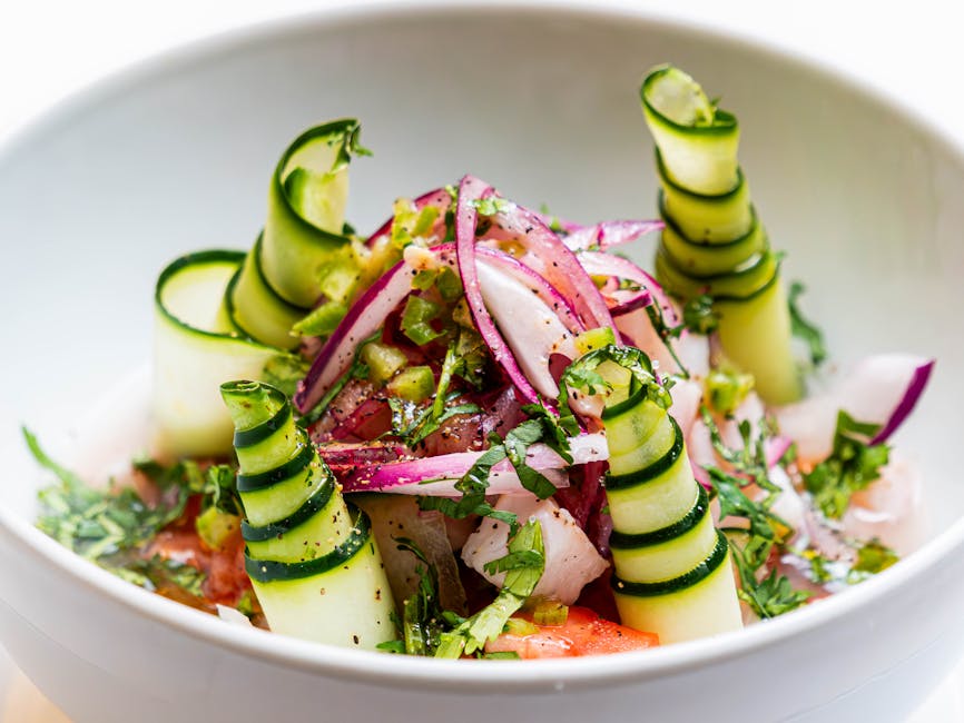 Frisk sylteagurksalat