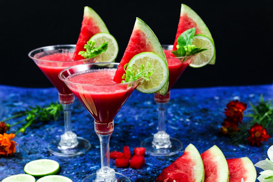 Forfriskende vannmelon martini