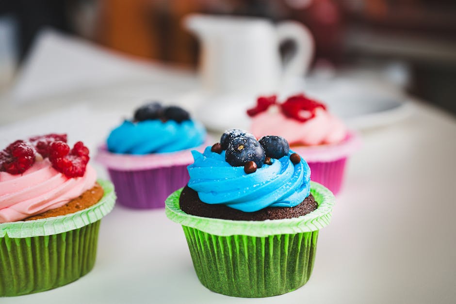 Melk- og kjekscupcakes med mascarponekrem