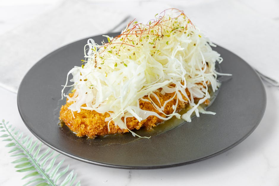 Nori-panert Alaska-kveite med asiatisk salat