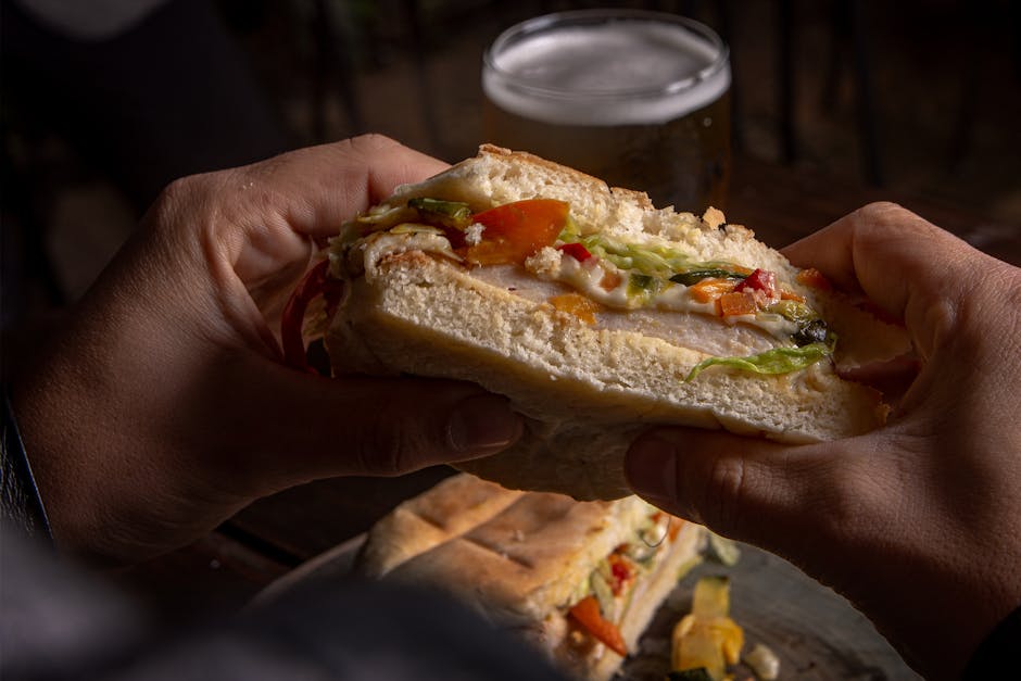 Sverdfiskpanini med ruccola og sitronaioli