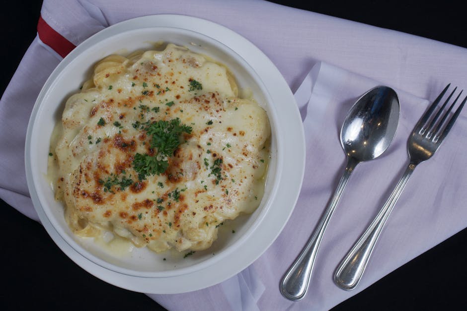 Kremet pasta med fire oster