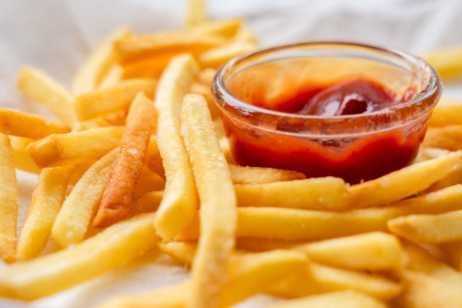 Rødvinsfrites med cabernet-ketchup