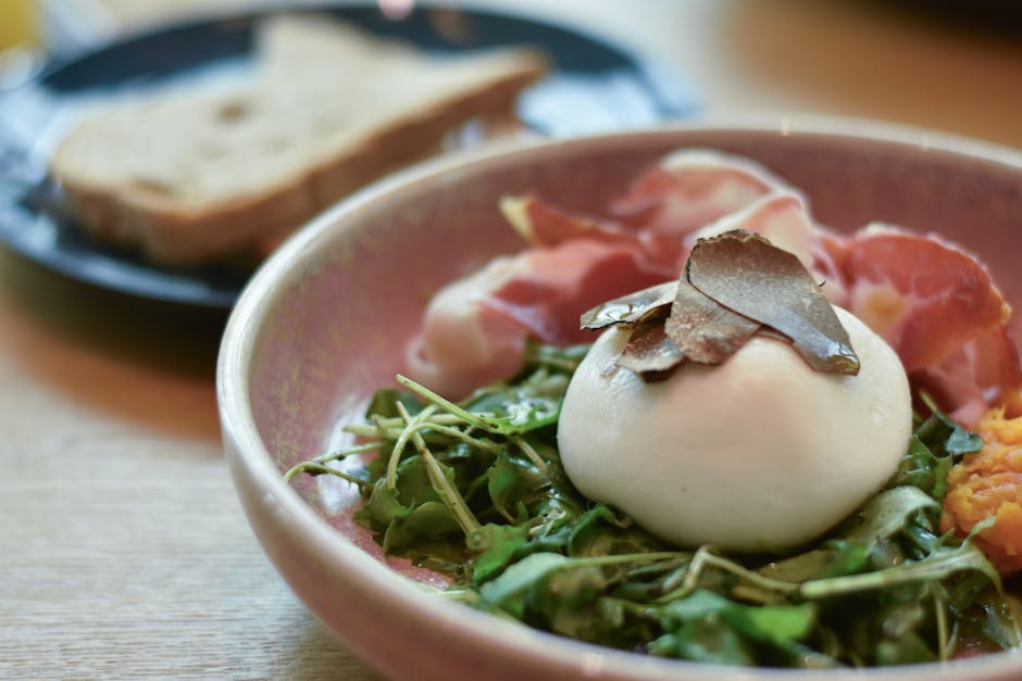 Sprø ribollita med prosciutto og burrata