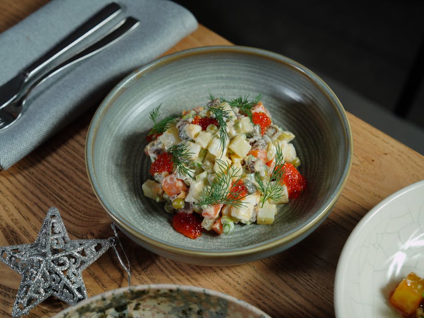 Sild og varm potetsalat (Le Jardin Bistro)