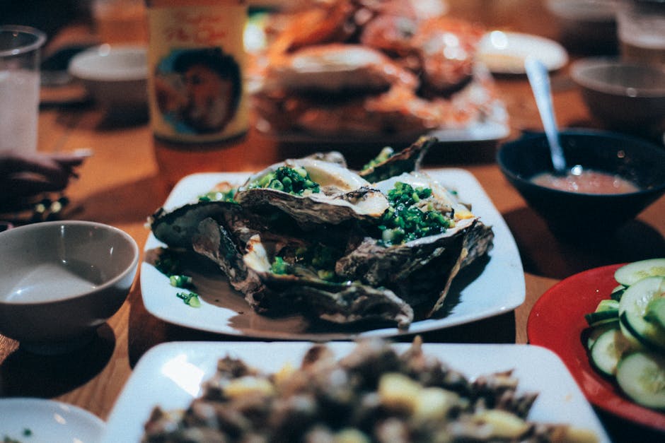 Røstede østers med sprøtt bacon