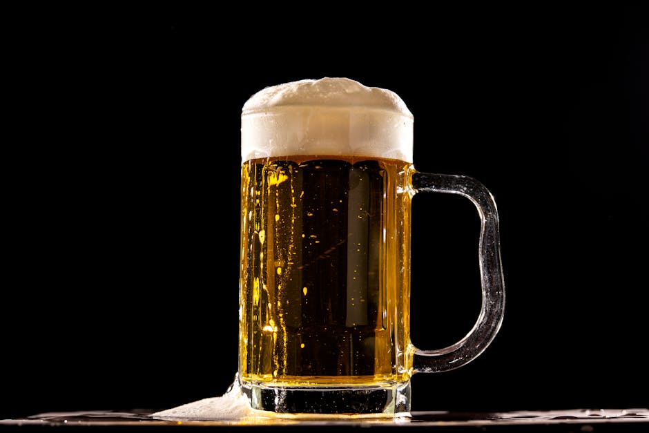 Spiked Root Beer Float med is og saus