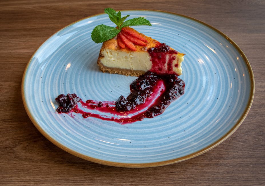 Klassisk ostekake med kjeksebunn