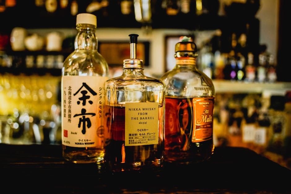 Japansk Pickleback med whisky og soyasaus