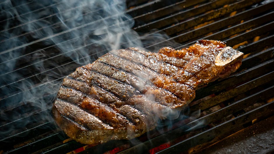 BBQ Rib eye-biff med hjemmelaget saus