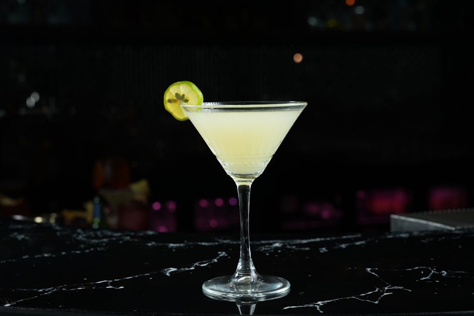 Honning-sitron martini