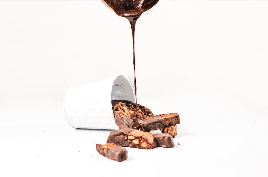 Amaretto Biscotti med sjokolade og mandler