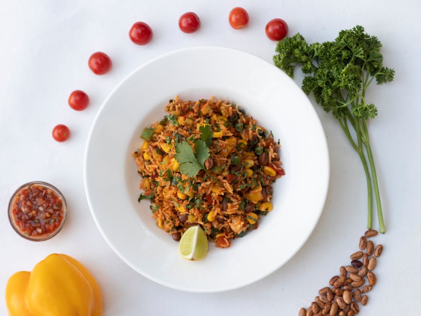 Bønner fra gryten med Poblano-ris