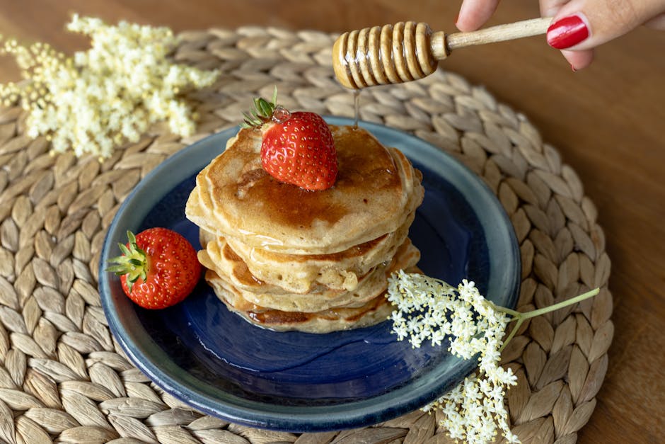 Poppy og Daisys pannekaker med pære