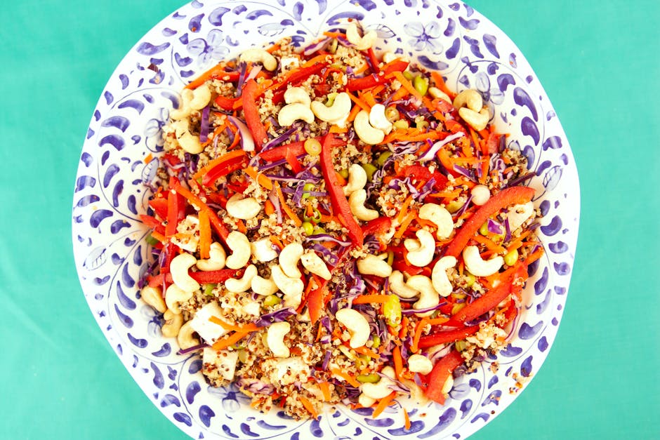 Gulrot- og kålsalat med quinoa