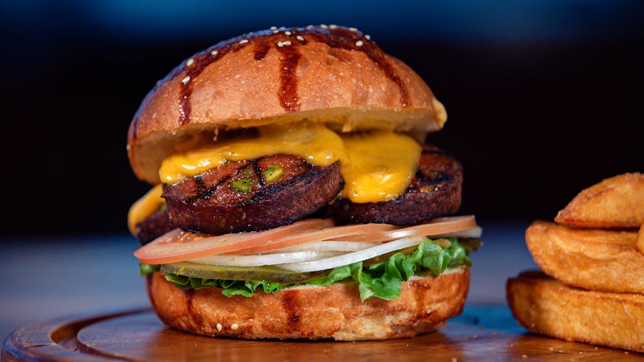 Sorte bønneburgere med krydret majones